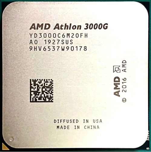 Процессор AMD Athlon 3000G Tray (YD3000C6M2OFH)