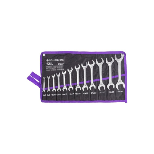 Набор ключей рожковых Помощник 5122P (56767) 12пр. Набор ключей рожковых Помощник 5122P (56767) 12пр.