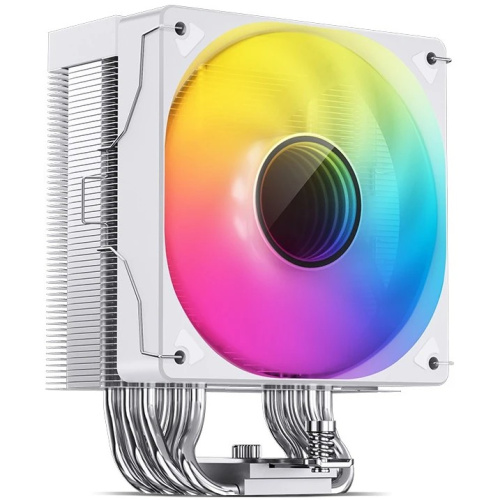 Кулер JONSBO CR-1000 V2 Pro ARGB White LGA1700/1200/115X/AM5/AM4 (TDP 230W, PWM, 120mm ARGB Fan, 6 тепловых трубок, белый, 4-pin) Retail