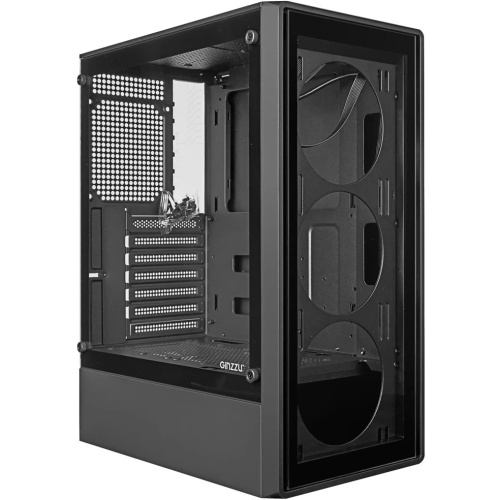 Корпус Ginzzu CL125, ATX передняя панель стекло