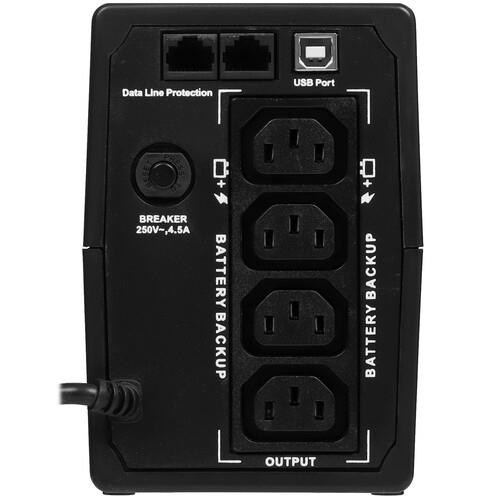 ИБП ExeGate Power Smart ULB-850.LCD.AVR.4C13.RJ.USB