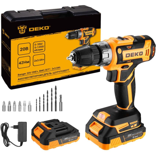 Дрель-шуруповерт Deko Banger 20V One+ (083-1109)