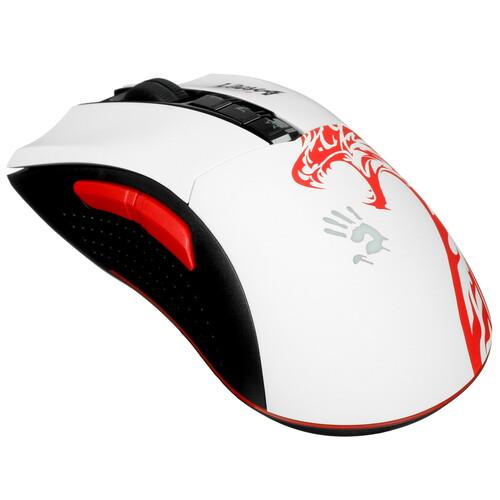 Мышь беспроводная A4Tech Bloody R90 Plus Naraka  белый