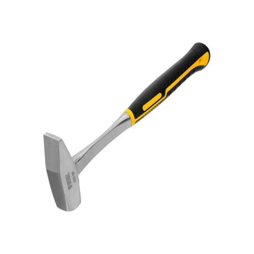 Молоток Denzel 10404 слесарный 600г, цельнометаллический, двухкомпонентная рукоятка