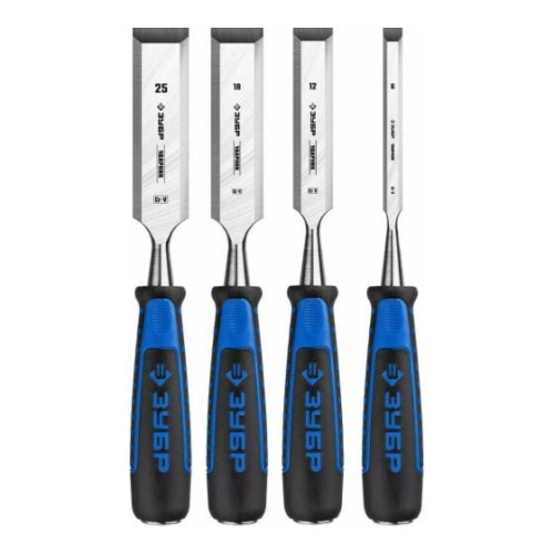 Набор стамесок-долот ЗУБР Ударник 18097-H4