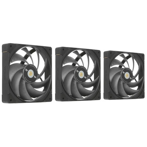 Вентилятор Thermaltake Toughfan EX14 Pro (CL-F172-PL14BL-A) реверсивный 140x140x25mm черный 4-pin 31.6-34.1dB Ret