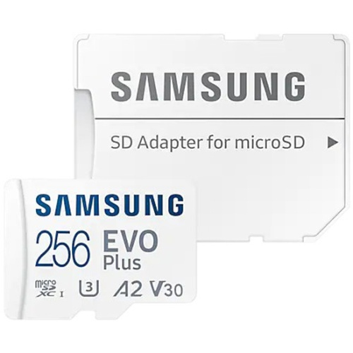 Карта памяти microSD SAMSUNG Evo Plus microSDXC (MB-MC256KA/EU) 256GB Class 10, UHS-I, (SD адаптер) 130MB/s