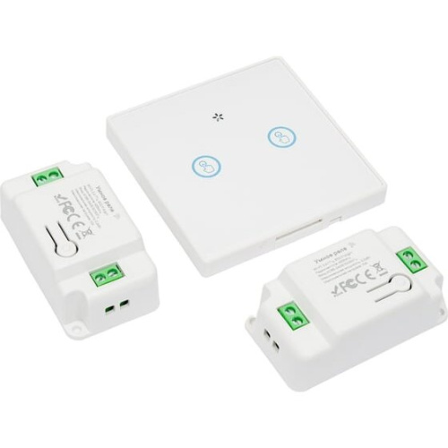 Умный выключатель Sibling Powerlite M2 2 клавиши белый Умный выключатель Sibling Powerlite M2 2 клавиши белый