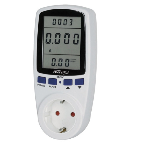 Ваттметр Energenie EHB12-1 ЖК-дисплей 2,8, белый