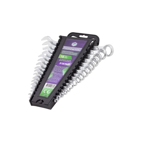 Набор ключей комбинированных Помощник 5161MP(57311) 16 пр.