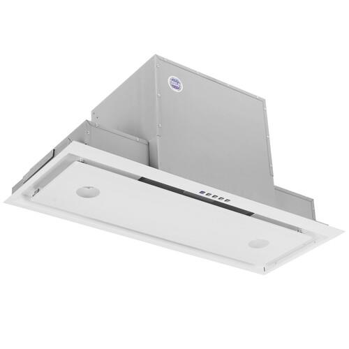 Вытяжка полновстраиваемая Akpo WK-10 Neva glass серебристый/белый