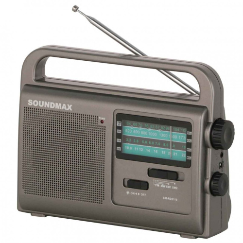 Радиоприемник SOUNDMAX SM-RD2110(темно-серый)