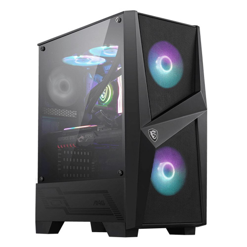 Корпус MSI MAG Forge 100R (306-7G03R43-HH9) Mid-Tower, ATX, 2xUSB 3.2, Audio I/O, 2x120mm ARGB Fan, 1x120mm black Fan