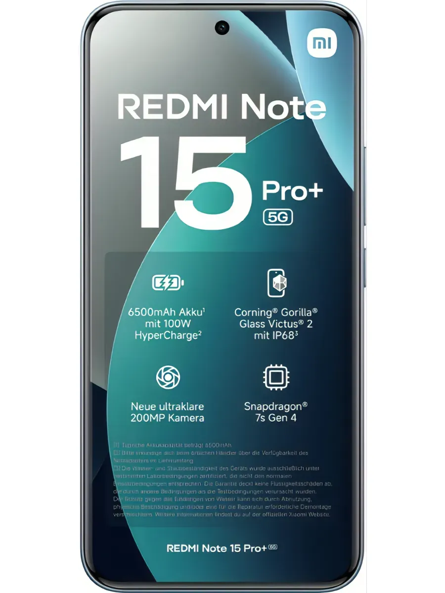 Смартфон Xiaomi Redmi Note 15 Pro + 5G 12/512 Голубой — фото 3 Смартфон Xiaomi Redmi Note 15 Pro + 5G 12/512 Голубой — фото 3
