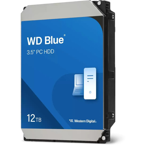 HDD WD Blue 12TB WD120EAGZ Desktop (7200rpm) 512Mb SATA-III 3.5"