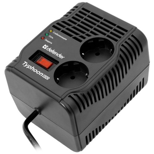 Стабилизатор напряжения DEFENDER AVR Typhoon 600 (99032) Стабилизатор напряжения DEFENDER AVR Typhoon 600 (99032)