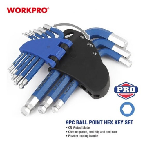 Набор инструментов Workpro WP222010 9 предметов Набор инструментов Workpro WP222010 9 предметов