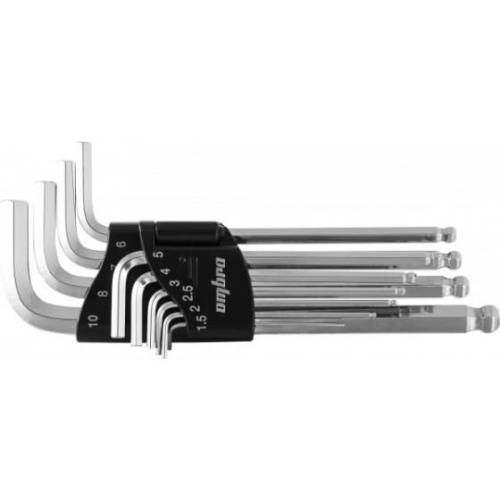 Набор ключей шестигранных Ombra 952310 торцевых с шаром, 10 пр.