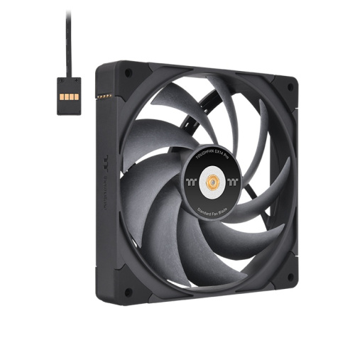 Вентилятор Thermaltake Toughfan EX14 Pro (CL-F172-PL14BL-A) реверсивный 140x140x25mm черный 4-pin 31.6-34.1dB Ret