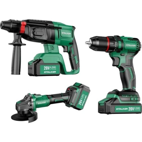 Набор аккумуляторного инструмента ALTECO Stalker Kit (69843) Набор аккумуляторного инструмента ALTECO Stalker Kit (69843)