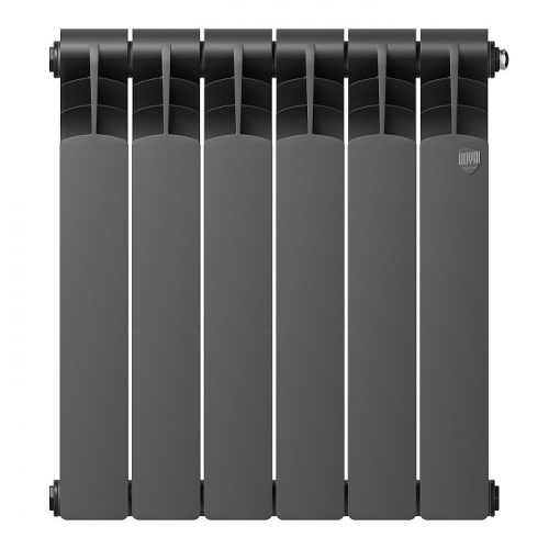 Биметаллический радиатор отопления  Royal Thermo Revolution Bimetall 500 2.0 6 Секций Noir Sable