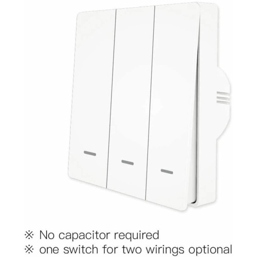 Выключатель MOES ZigBee 3-Gang Wireless Switch ZT-B-EU3 Выключатель MOES ZigBee 3-Gang Wireless Switch ZT-B-EU3