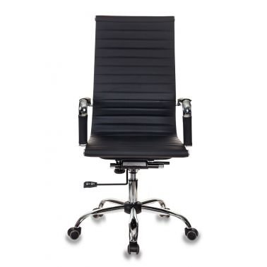 Кресло руководителя Бюрократ CH-883/BLACK черный искусственная кожа крестовина хром (от 2шт)