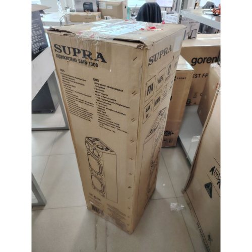 УЦ Минисистема Supra SMB-1300 черный (плохая упаковка, замена АКБ)