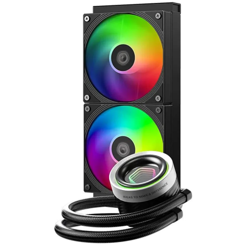 СВО ID-Cooling FX240 Inf, ARGB Soc-AM5/AM4/1151/1200/2066/1700 черный 4-pin 2