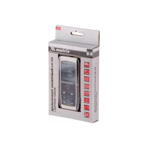 Лазерный дальномер Matrix LD-60 (38016) 60м