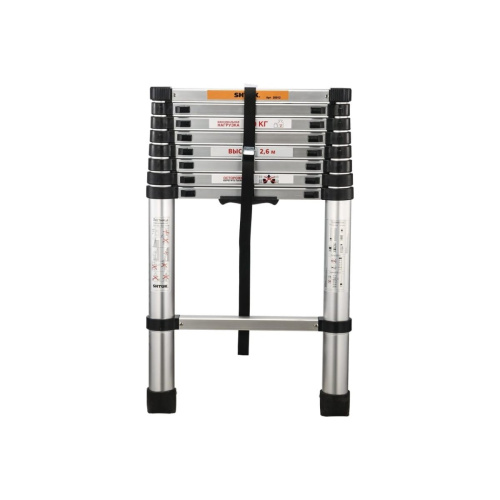 Лестница телескопическая SHTOK 20012 2.6м без чехла