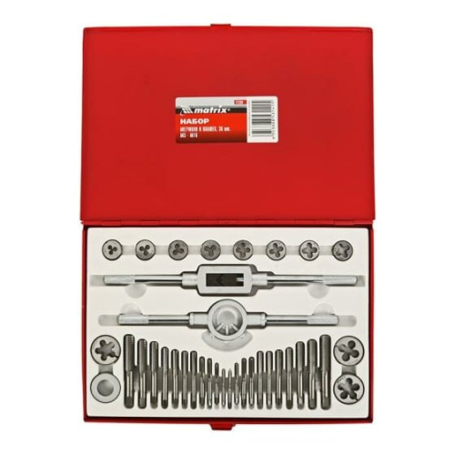 Набор метчиков и плашек MATRIX 77339