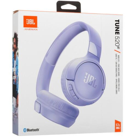 Беспроводные наушники JBL Tune 520BT фиолетовый