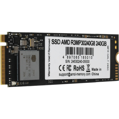 SSD AMD Radeon R3 R3MP30240G8 240ГБ, M.2 2280, PCIe 3.0 x4