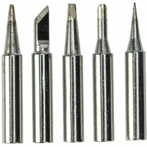 Паяльник Rexant 12-0621 подставка, набор из 5 жал, цифровой, керамический нагреватель, 200-500 C, 220В/65Вт