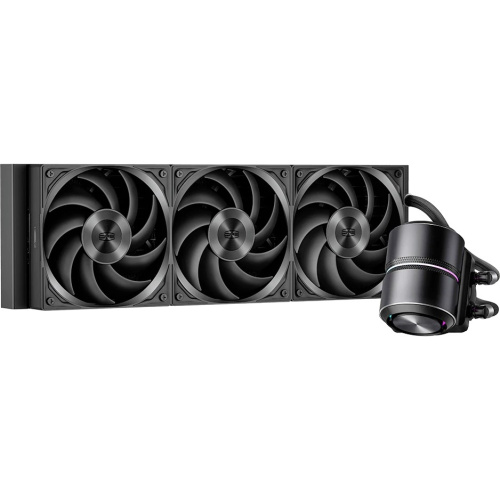 СВО PcCooler DE360 Pro BK Black (300W, 360mm, ARGB Pump, Fans 3x120mm, 86.73CFM, 32dBA, 2200RPM/ height 57mm)