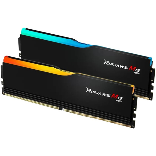 ОЗУ G.SKILL Rip Jaws M5 RGB 64GB (F5-6000J2836G32GX2-RM5RK) (2x32GB) DDR5 6000MHz CL28 (28-36-36-96) 1.40V / Black