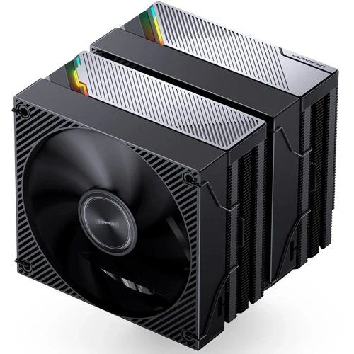 Кулер JONSBO CA90 Black LGA1851/1700/1200/115X/AM5/AM4 ( TDP 270W, PWM, 130mm Black Fan + 120mm Black Fan, 6 тепловых трубок, медная база, 4-p