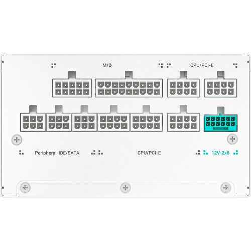 Блок питания Deepcool GamerStorm PN1000M WH (ATX 3.1, 1000W, Full Cable Management, PWM 135mm fan, Active PFC, 80+ Gold, Active PFC + Full Bridge SRC)
