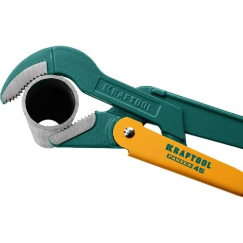 Ключ трубный KRAFTOOL Panzer-45 (2735-05 z02) №0, изогнутые губки