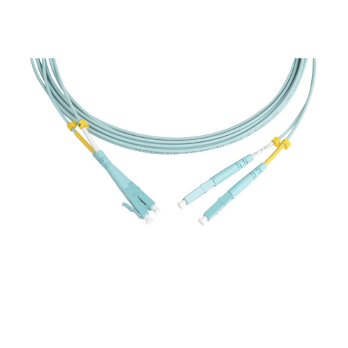 Патч-корд HYPERLINE FC-D2-503-LC/PR-LC/PR-H-3M-LSZH-AQ волоконно-оптический 3 м
