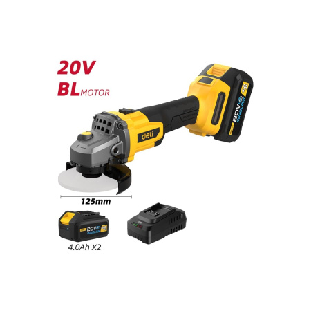 УШМ Deli DC602 2АКБ+ЗУ