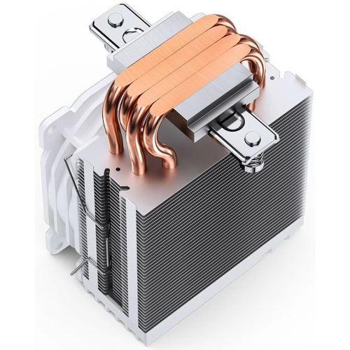 Кулер JONSBO CR-1400 E White LGA1700/1200/115X/AM5/AM4 (TDP 180W, PWM, 92mm Dynamic Multi-Color LED Fan, 4 тепловые трубки, белый, 4-pin)
