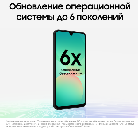 Смартфон Samsung Galaxy A26 6/128 Гб 5G Черный (A266B)