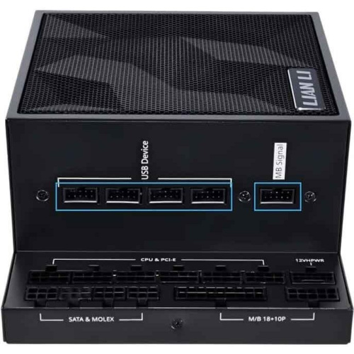 Блок питания Lian-Li Edge1300 Gen.5 (G9P.EG1300.BE00.RU) ATX 1300W 80+ platinum (20+4pin) APFC 80mm fan 12xSATA Cab Manag RTL