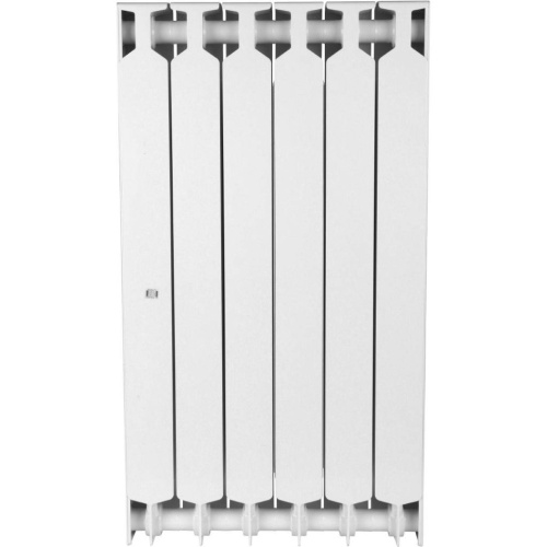 Биметаллический радиатор отопления Rifar Supremo 800 боковое подключение 7 секций белый RAL 9016