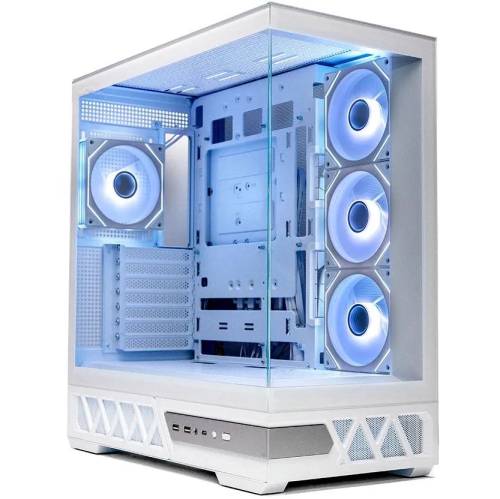 Корпус XASTRA Q700 4ARGB-C10-UC White (Q700-4FM12A-C10-UC-WH) ATX/Aquarium/Screewless/4x120mm ARGB PWM mirror fans/Argb+PWM HUB 10port/Type C