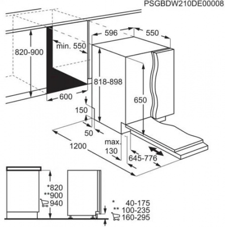 Встраиваемая посудомоечная машина Electrolux EEM48320L