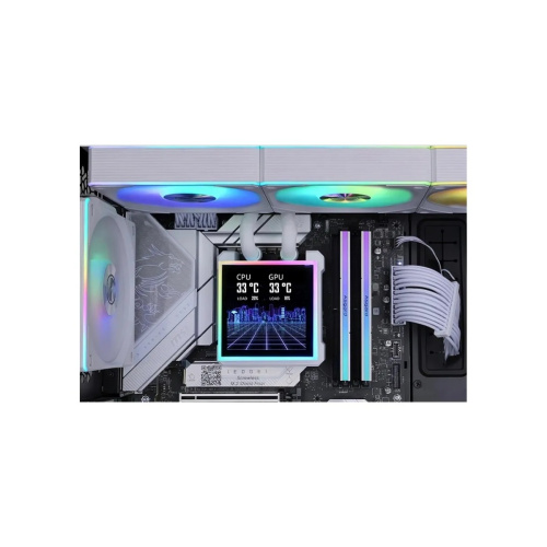 СВО Lian Li HydroShift II LCD-S 360CL (GHS2LCDS36CW White) (G89.GHS2LCDS36CW.R0) / 3.4" IPS LCD / 3x120mm ARGB PWM Fans