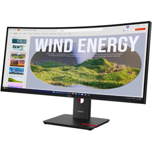 Монитор Lenovo ThinkVision T34wd-40 (64AEGAT1UK) черный